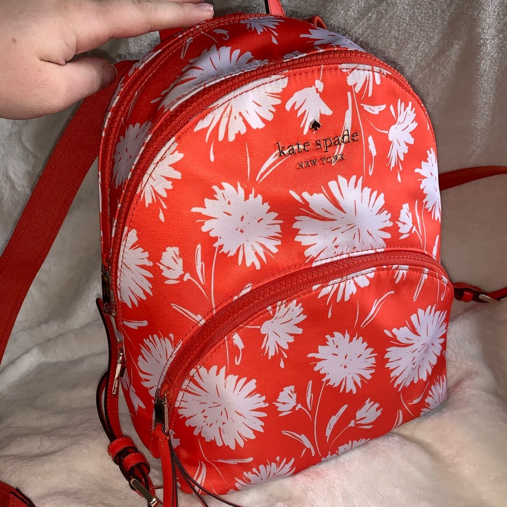 Gently used kate spade backpack